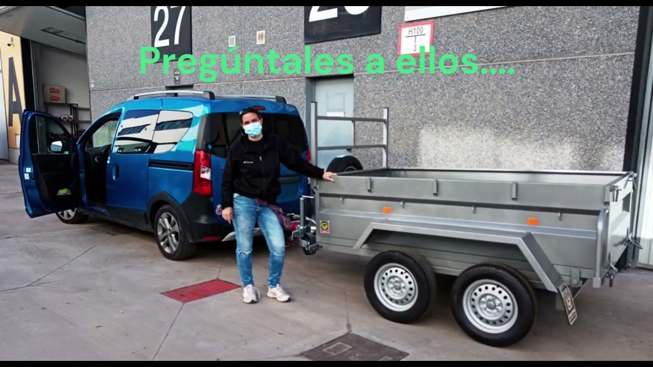 Remolques entregados de dos ejes