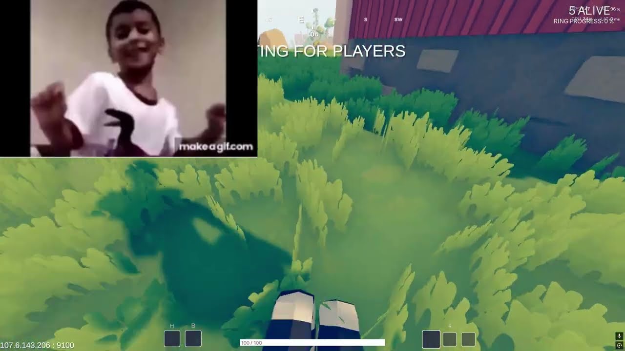 نلعب لعبة /TotallyAccurateBattlegrounds 🤯