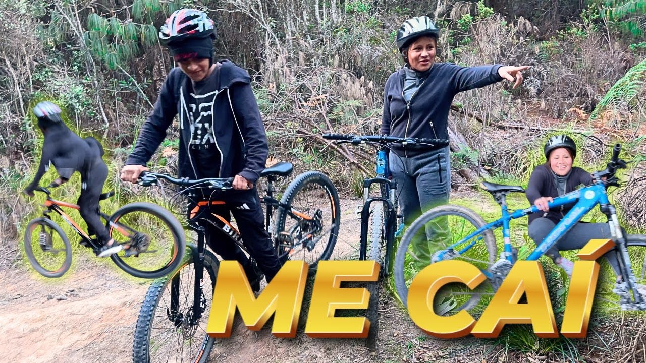 Mi hermano me enseño a manejar BICICLETA EN ESTA MONTAÑA 😱 - Dalyla