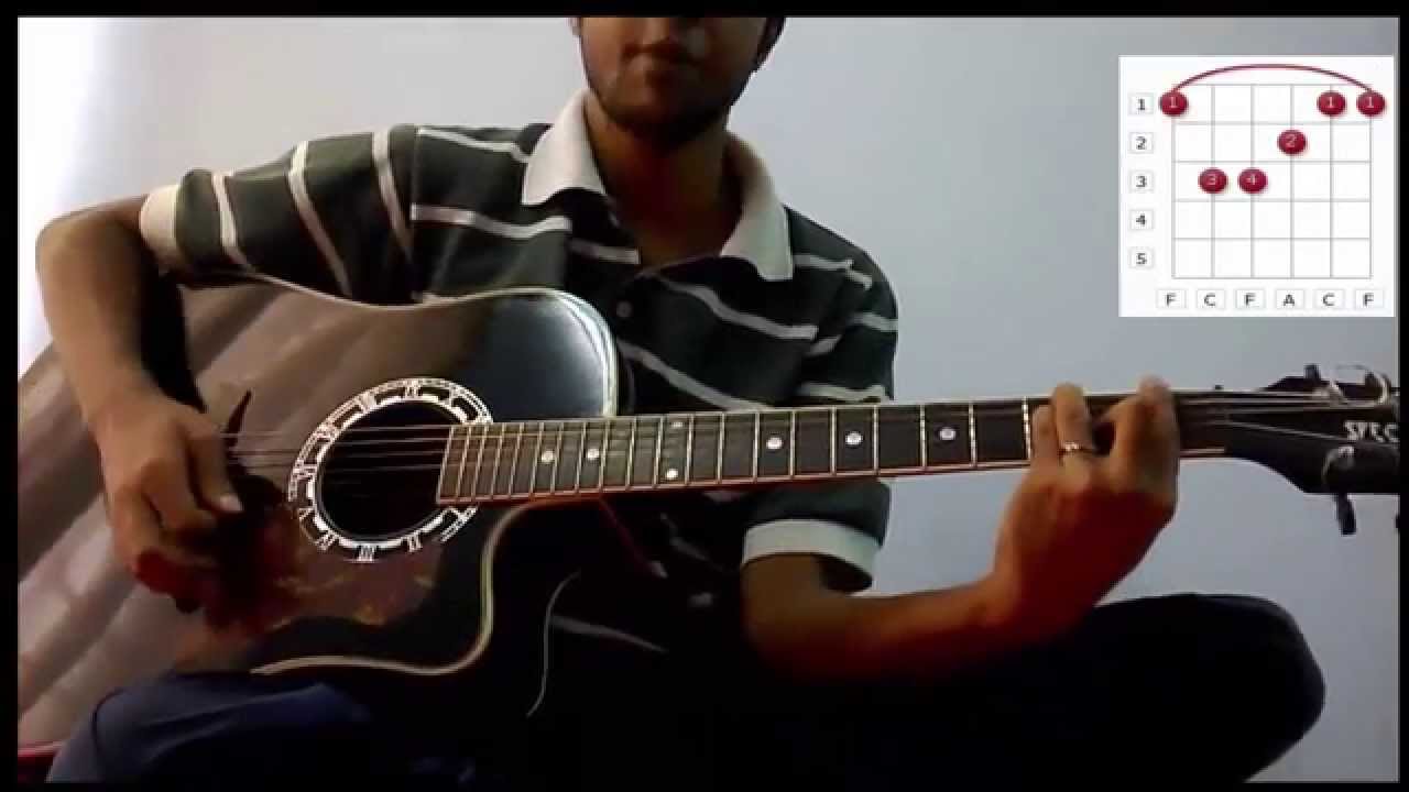 Chaite Paro 1 By Aurthohin - Bangla Song Complete Guitar cover Lesson