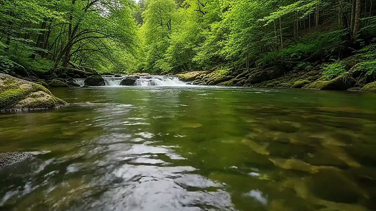 Flowing River Audio | Soothing Nature Sound to Sleep and Breathe Easy