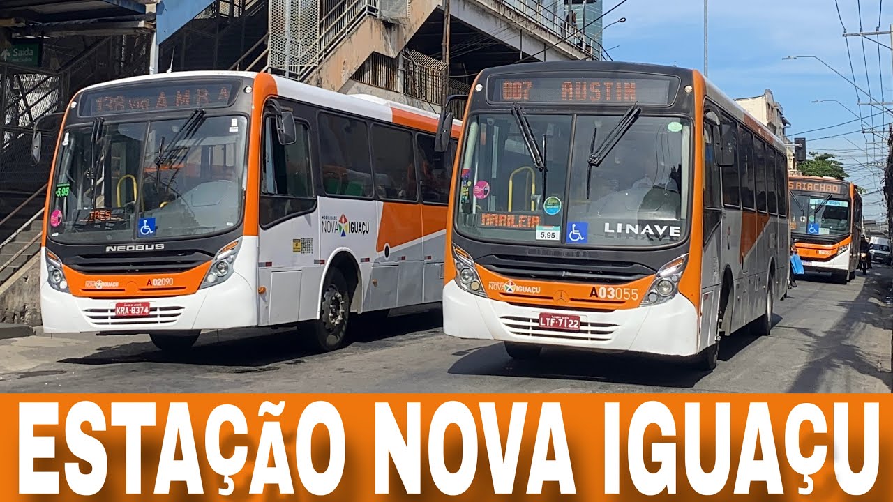 Estação Nova Iguaçu - RJ - Movimentação de ônibus #145