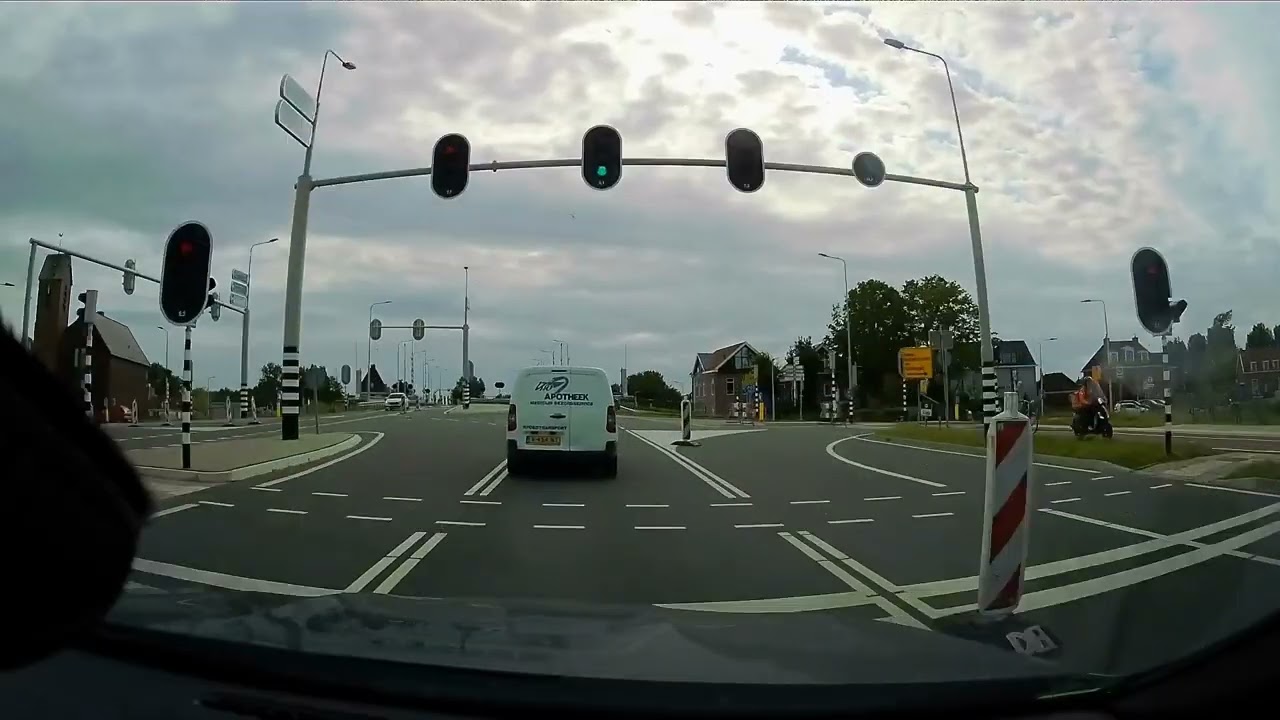Driving along the Amstel from Amsterdam to Uithoorn and back