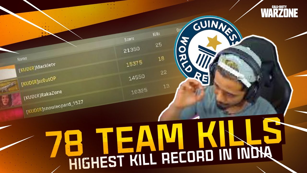 Highest Kill Record in INDIA?! | 78 Team Kills | sc0ut