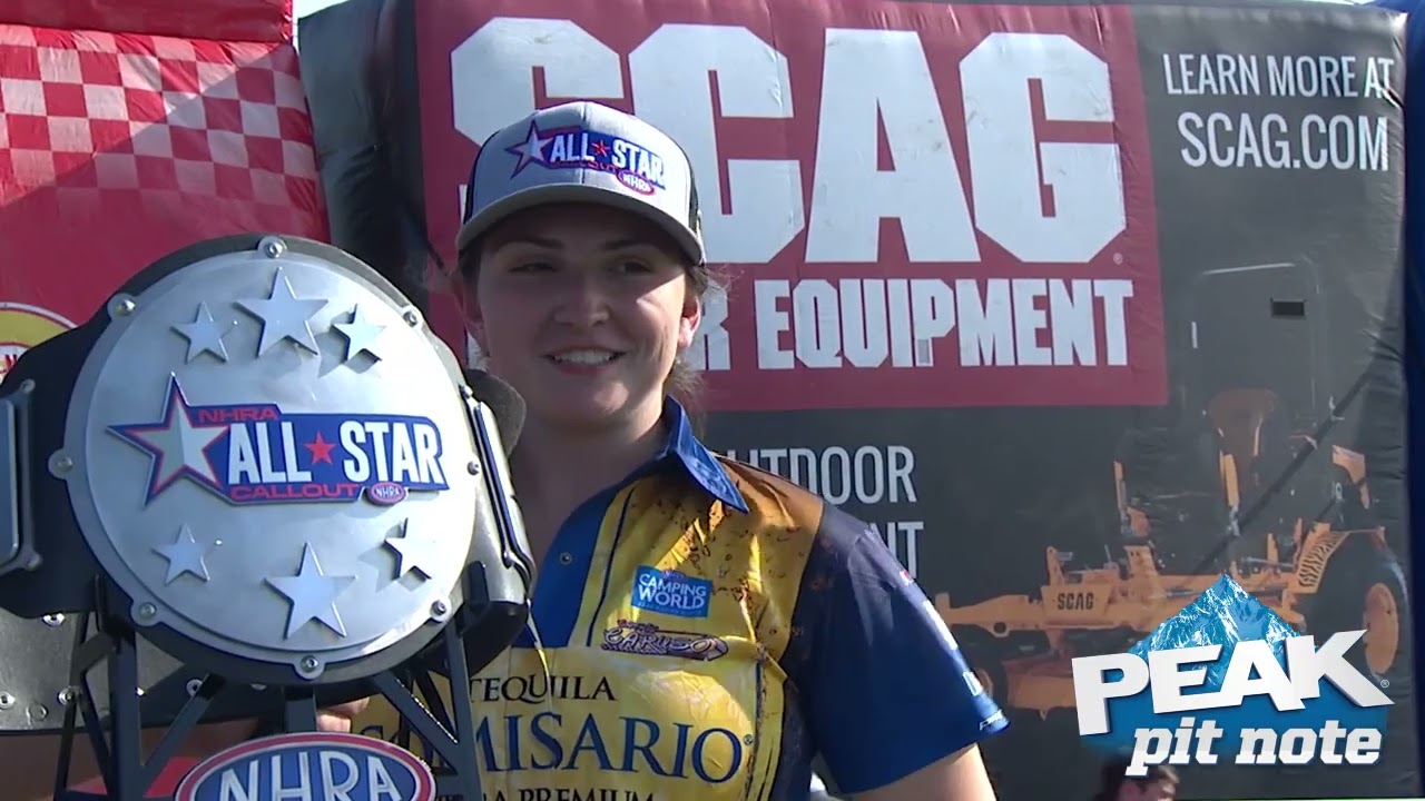 #ROUTE66NATS: CAMRIE CARUSO COMES AWAY WITH FIRST NHRA PRO STOCK CALLOUT TITLE