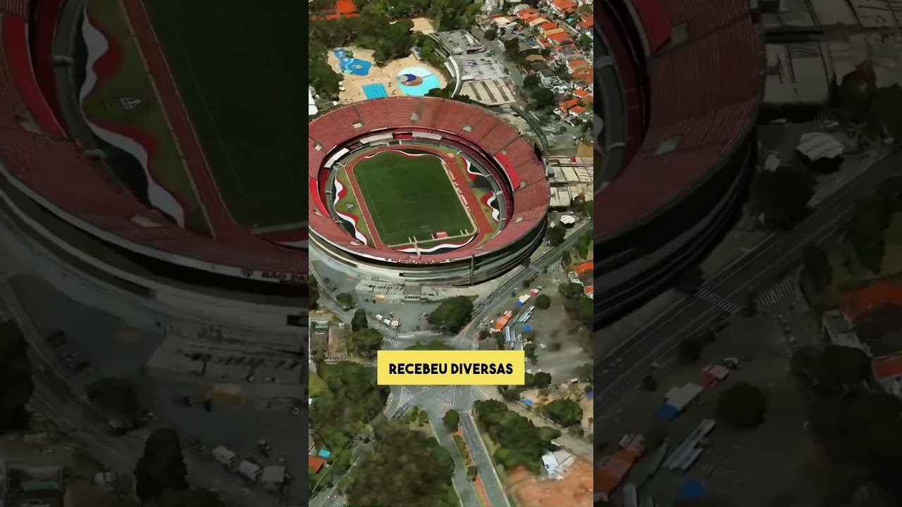 Os maiores est&aacute;dios do Brasil. V&iacute;deo completo no perfil. #morumbi #maracan&atilde; #manegarrinha