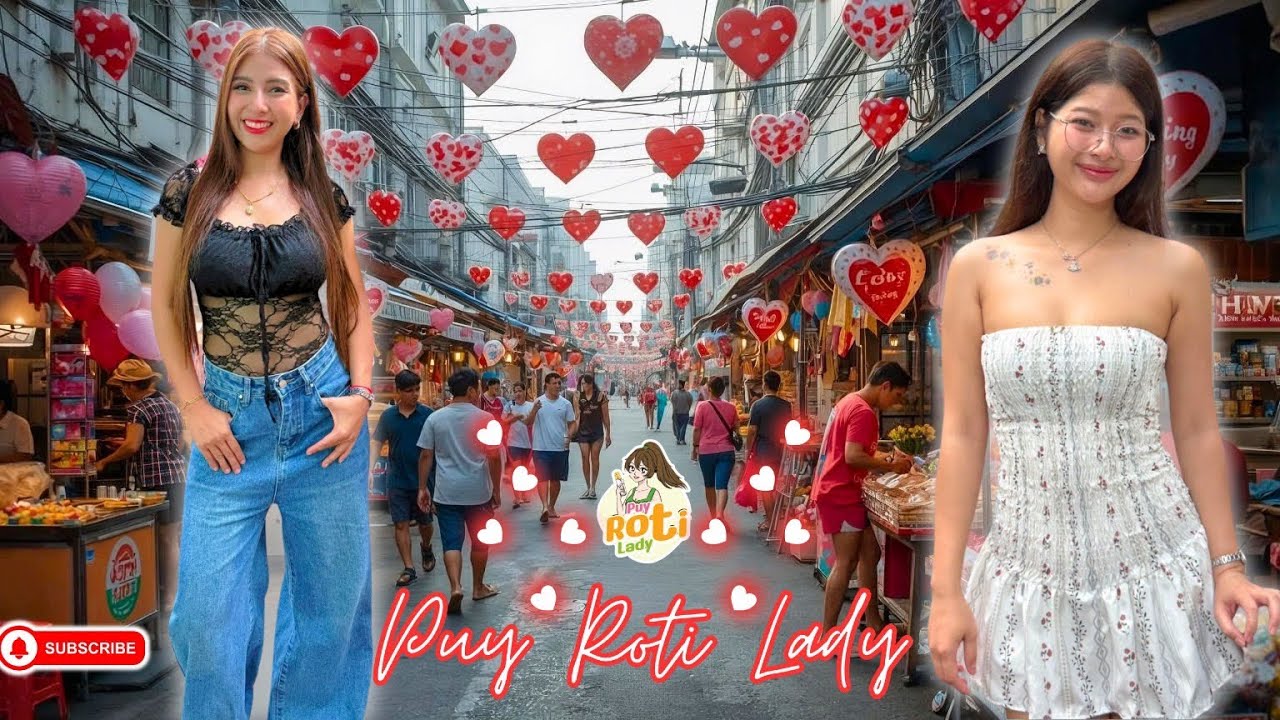Life Street Food Puy Roti Lady Happy Friday, Valentine's Day Special💐❤️