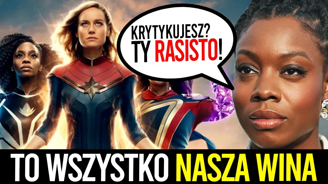 KRYTYKUJESZ The Marvels? JESTEŚ RASISTĄ I HOMOFOBEM🤣REŻYSERKA OBWINIA WIDZÓW