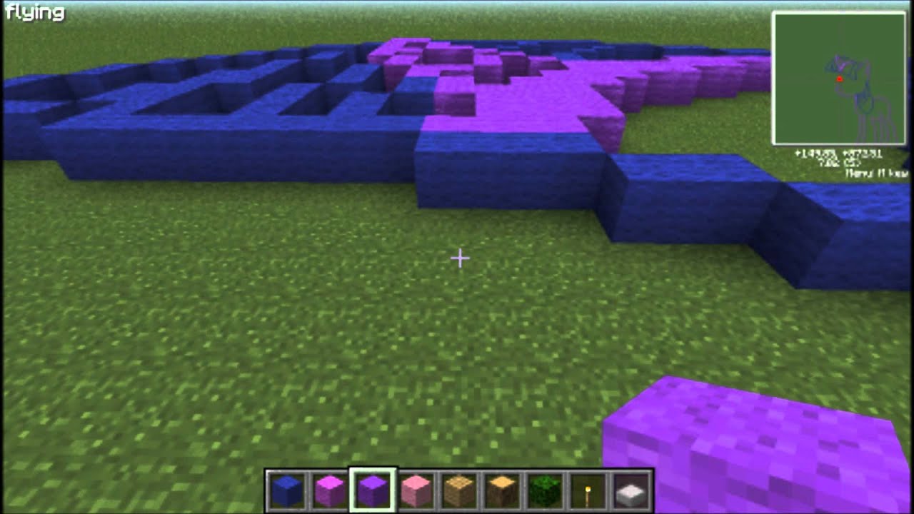 Twilight Sparkle In Minecraft (Multi-Gear Speed Build)