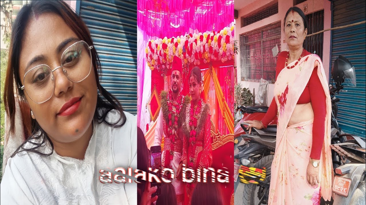 Aaja bihako maa  ramailo gardai 😍😍😍😍😍😍