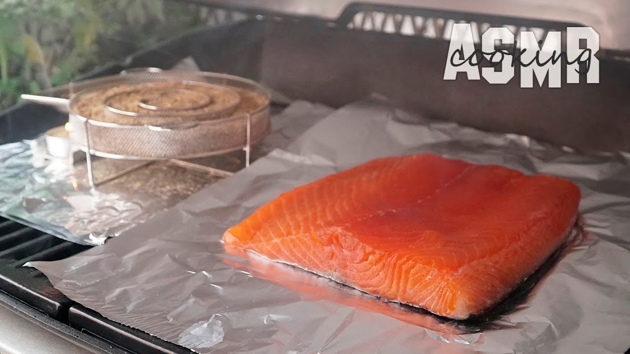 SMOKED SALMON | ASMR Cooking