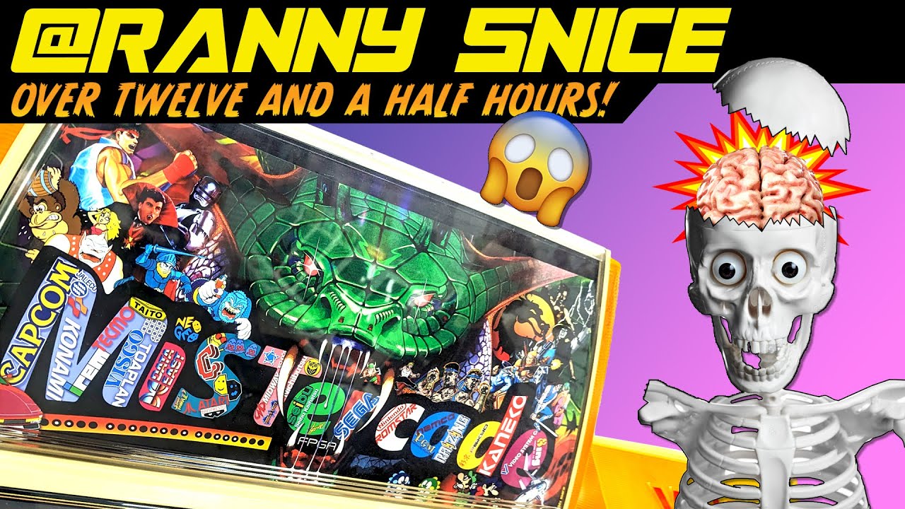 Salamander MiSTercade Marquee for SEGA Blast City, New Net City, and New Versus City.