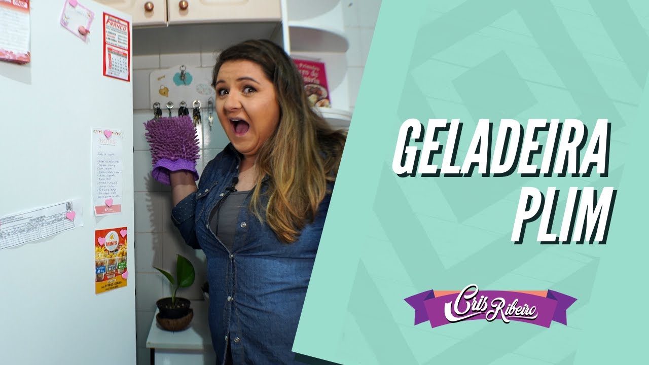 Faxinando a geladeira por fora | Faxinão na cozinha | #crisribeirotv #limpafácil