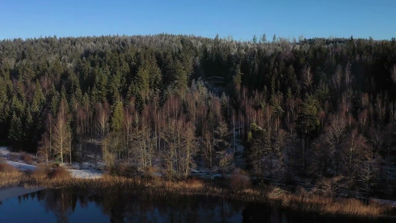 szwecyja dron domek odejście dissolve