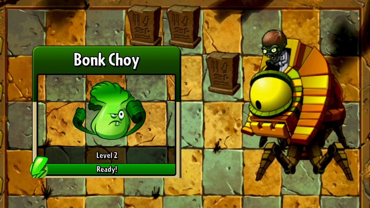 Plants VS Zombies 2 - Bonk Choy Lv. 2 VS Dr. Zomboss