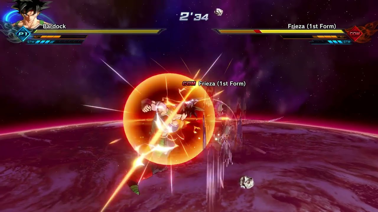 DRAGON BALL XENOVERSE 2 Bardock vs  frieza