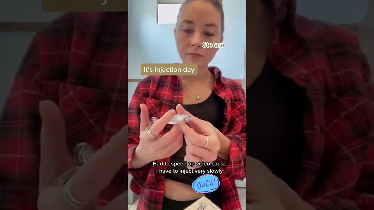 Injecting stelara #uc #crohns #injection #stelara #shorts