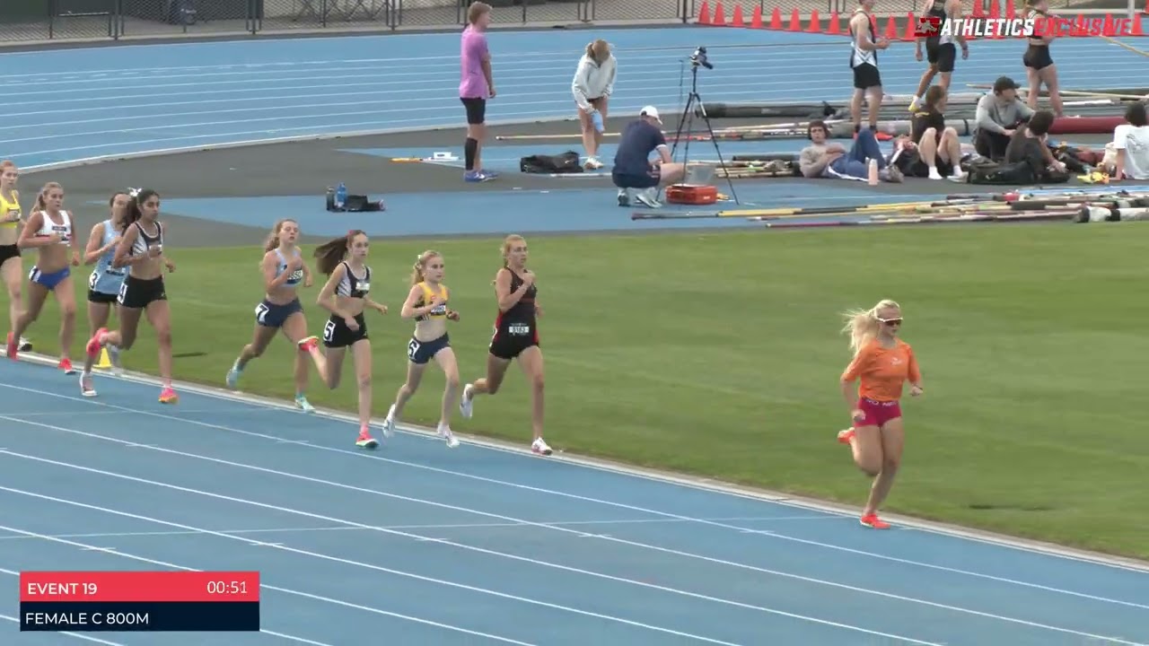Female C 800m: 2025-26 Victorian Milers Club - Meet 4