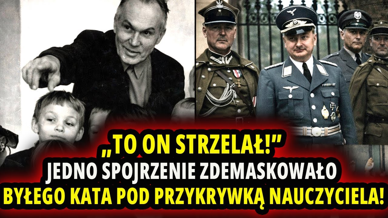 „TO ON STRZELAŁ!” — JEDNO SPOJRZENIE ZDEMASKOWAŁO BYŁEGO KATA POD PRZYKRYWKĄ NAUCZYCIELA!