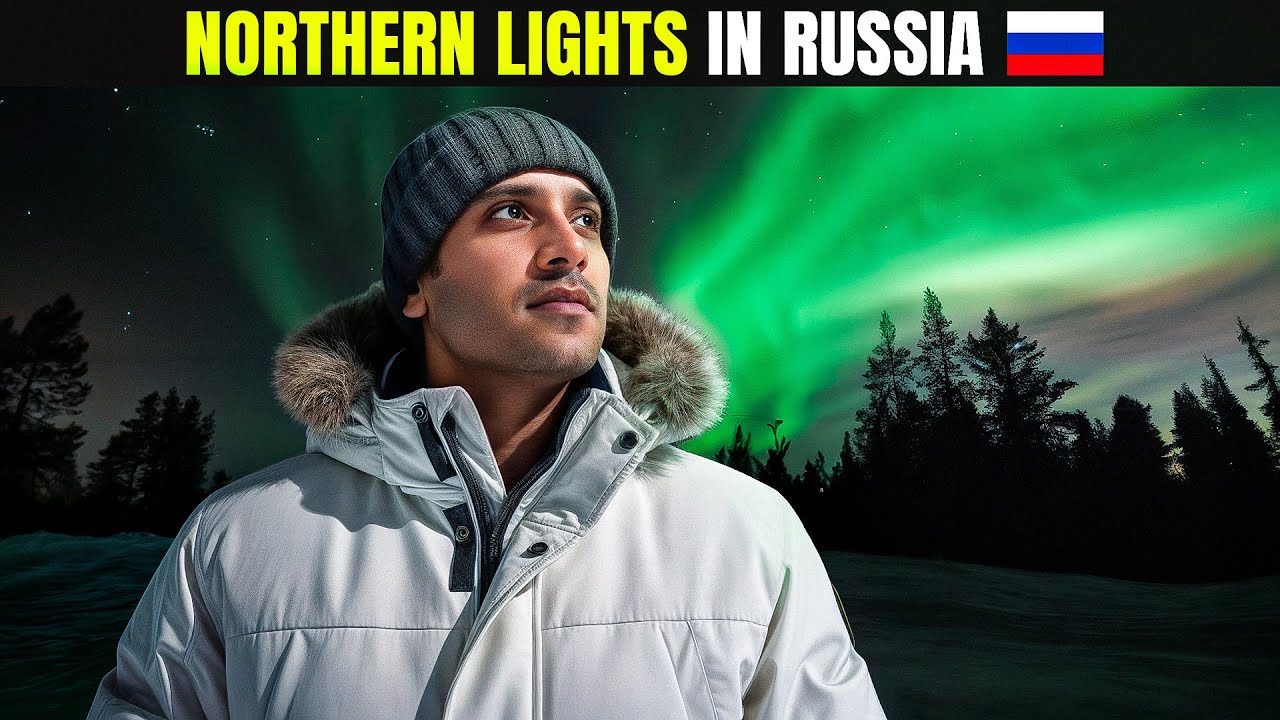 I Saw the Northern Lights in Russia for ₹6,000 | Cheapest Aurora Tour 🇷🇺