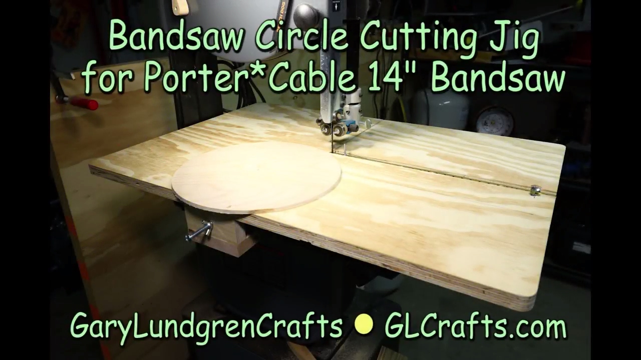 How to Make a Bandsaw Circle Cutting Jig for Porter*Cable 14