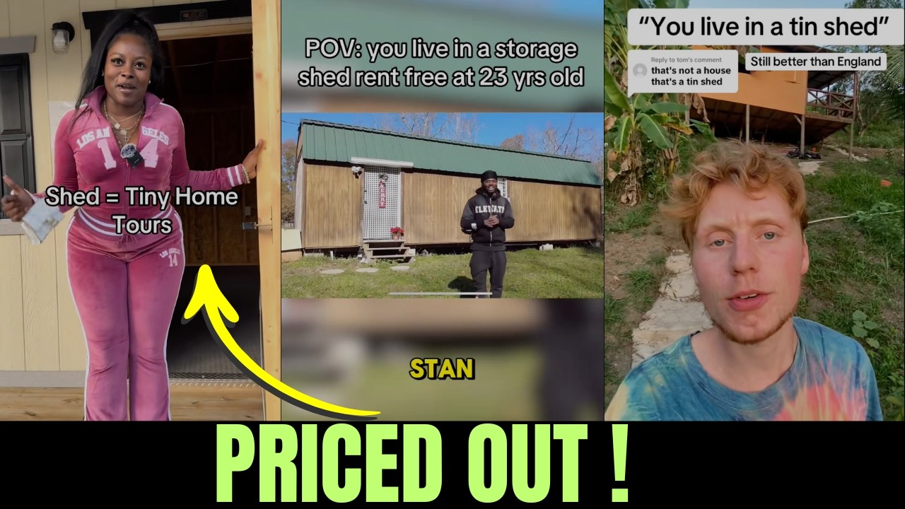 People Are Resorting to Living in Sheds to Cut Costs!
