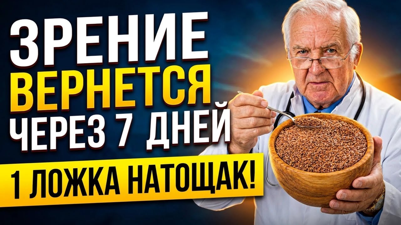 ЗРЕНИЕ СТАНЕТ ОСТРЫМ! Разжуйте эти семена натощак, но только ТАК. Секрет врачей из СССР
