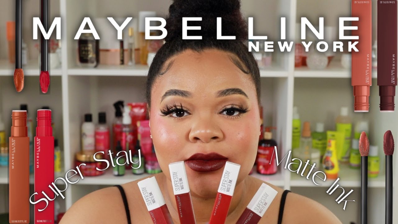 MAYBELLINE SUPER STAY MATTE INK LIQUID LIPSTICKS ✨NATIONAL LIPSTICK DAY✨