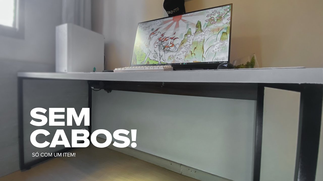 COMO DEIXAR SEU SETUP SEM CABOS! — Setup organizado.