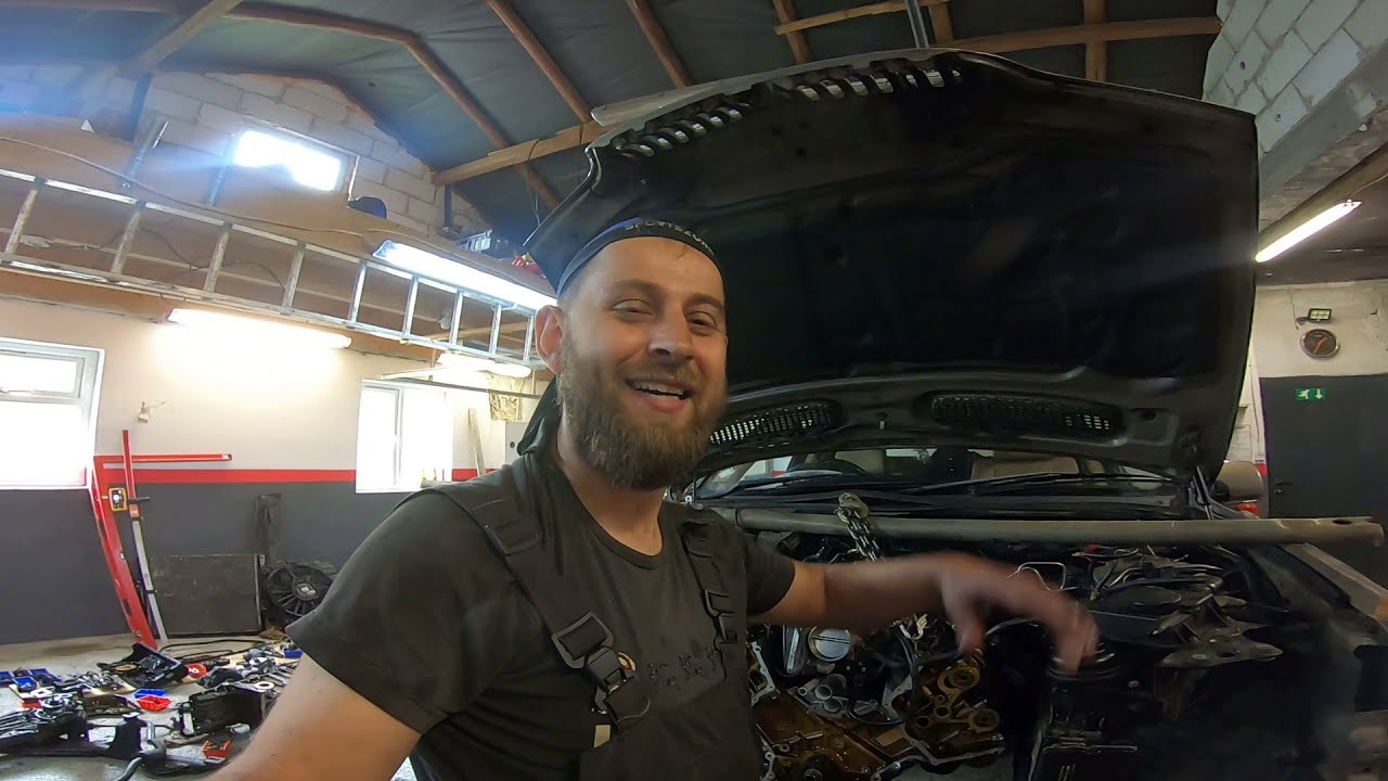 Vlog#131/BMW X5 4.4 N62/BMW engine N62 V8 /wymiana bez demontażu silnika i głowic/#rozrządN62/#SSO15