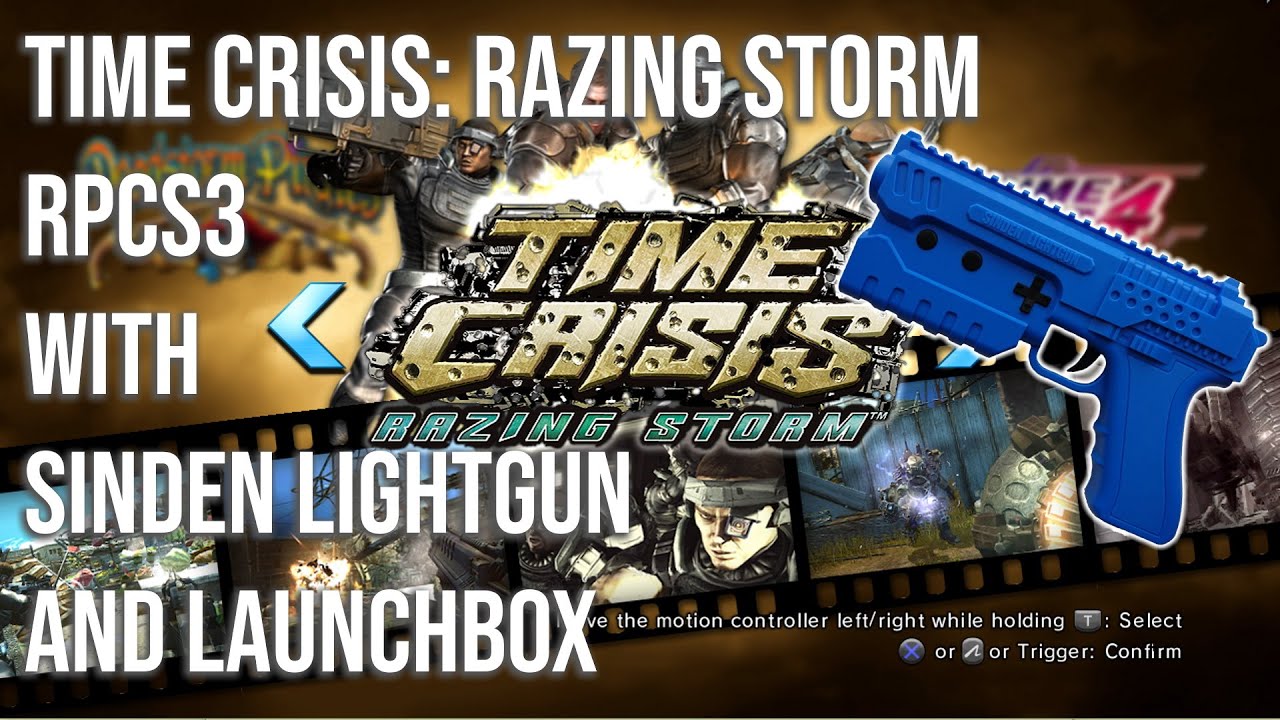 Setup Time Crisis: Razing Storm on RPCS3 with Sinden Lightgun & LaunchBox