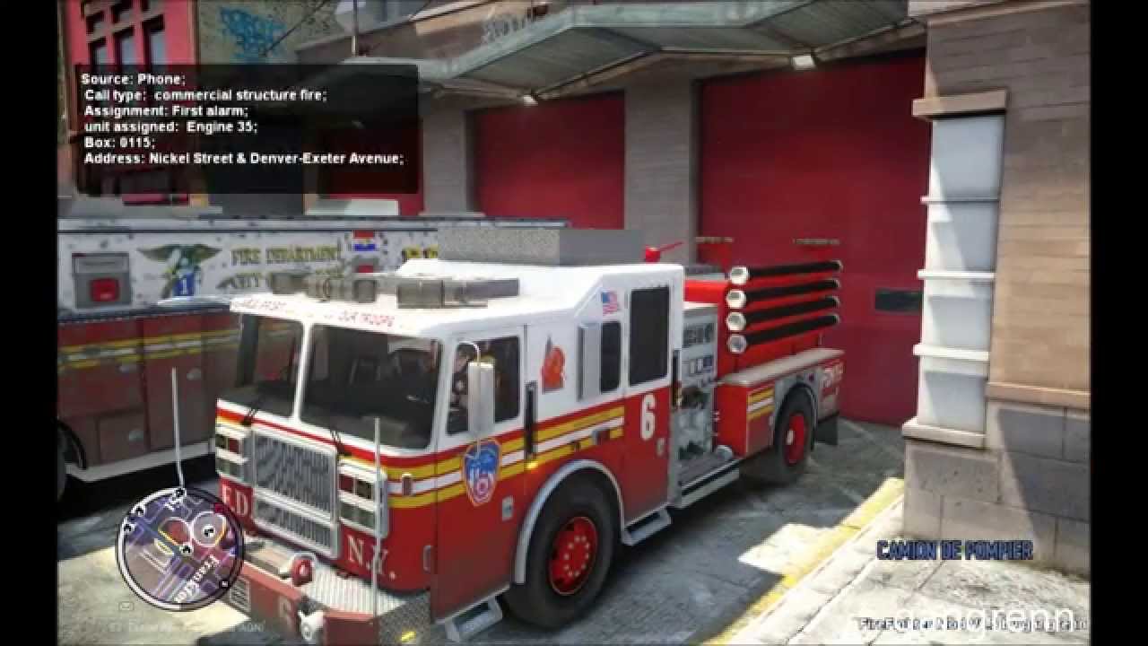 GTA4:EFLC - [WIP] Commercial structure fire callout - Firefighter mod by gangrenn
