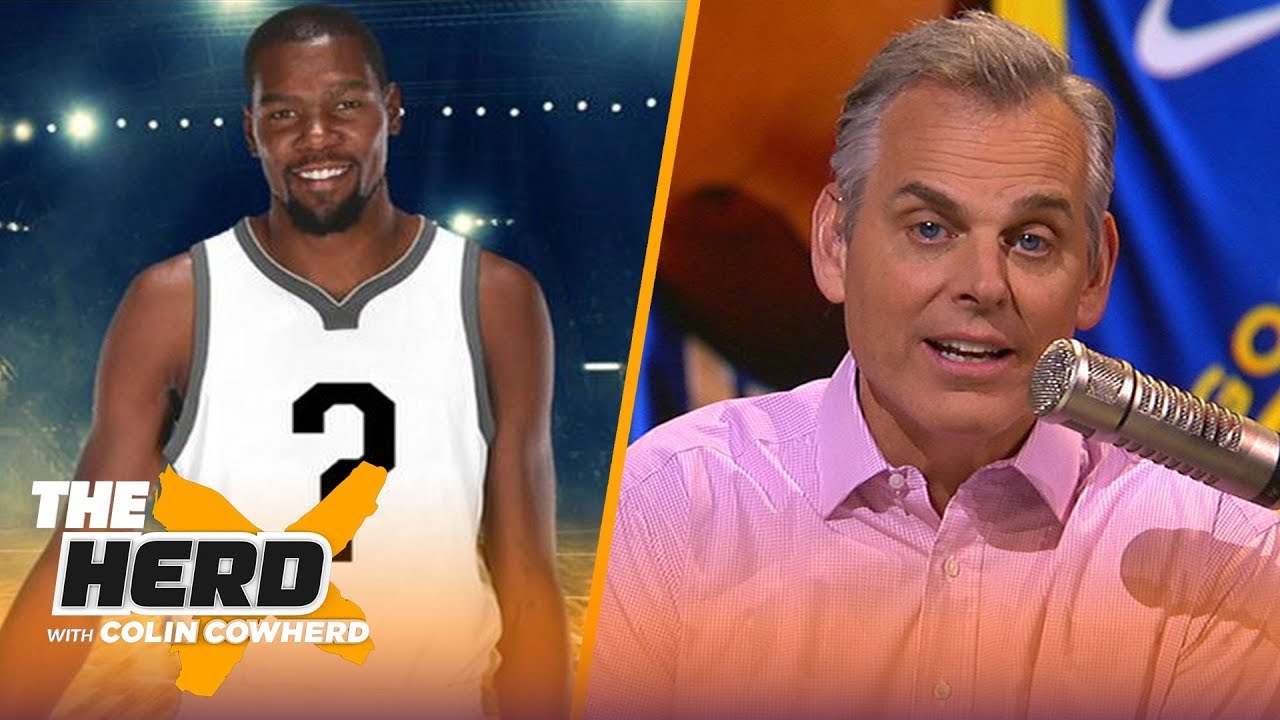 Colin Cowherd reacts to KD opting out of contract & predicts NBA FA landing spots | NBA | THE HERD