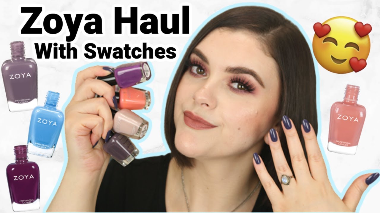 ZOYA NAIL POLISH HAUL | WITH NAIL SWATCHES 2021 💅