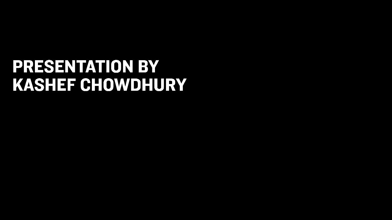 Kashef Chowdhury