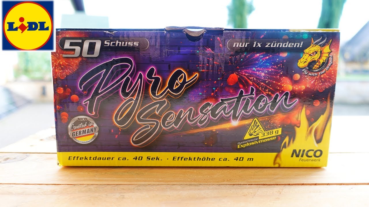Nico Pyro Sensation | Aus dem LIDL Sortiment geflogen! | 16,99 € | Silvester Test 2024 [Full HD]