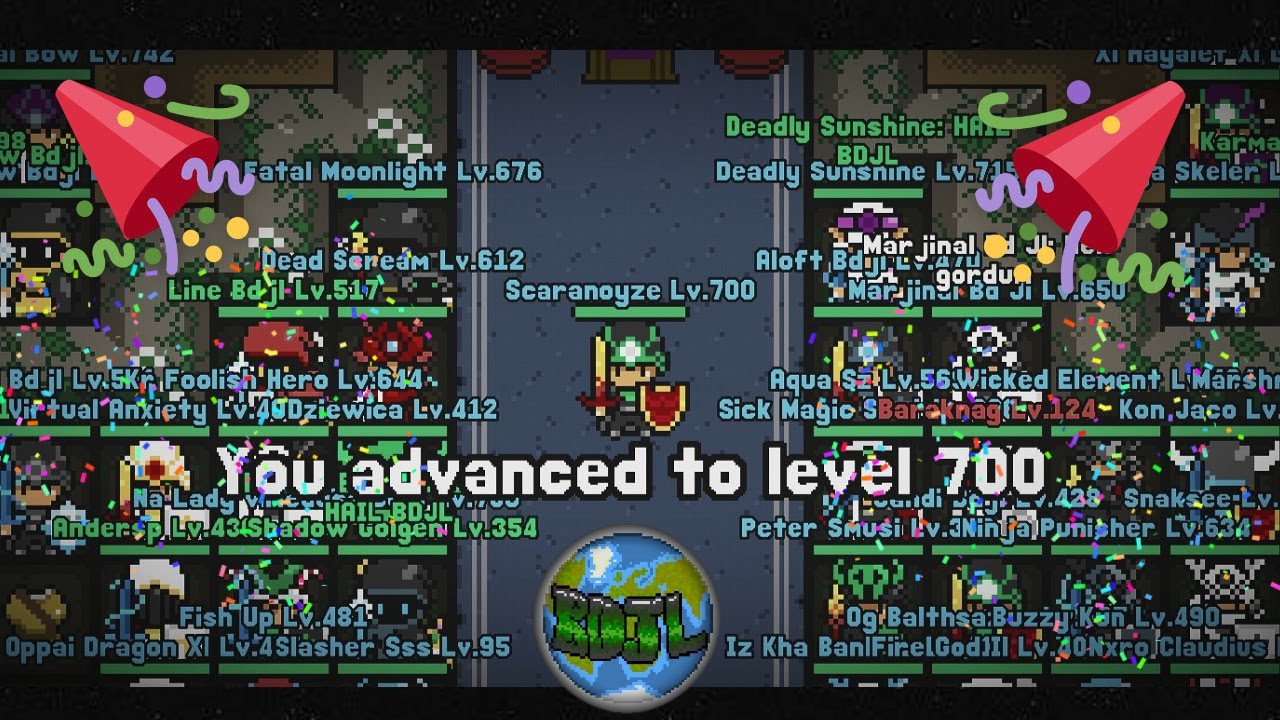 Rucoy Online - Scaranoyze hits level 700 !!