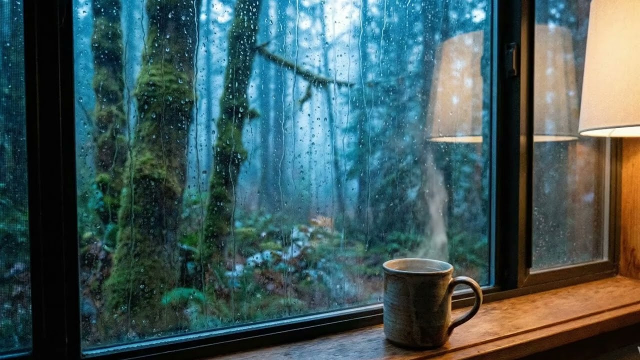 Rainy Night Sleep | Heavy Rain Sounds for Deep Sleep