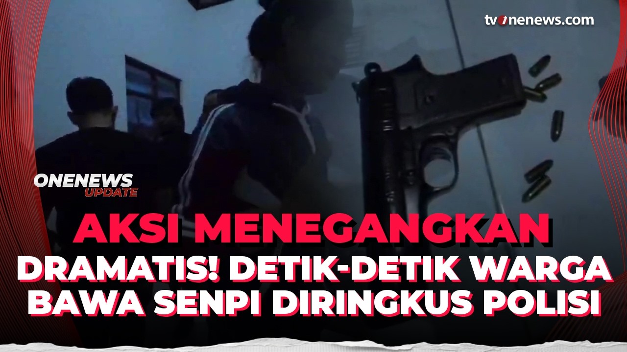 Bawa Pistol dan Peluru Tajam, Pria di Bangkalan Ditangkap Polisi | OneNews Update