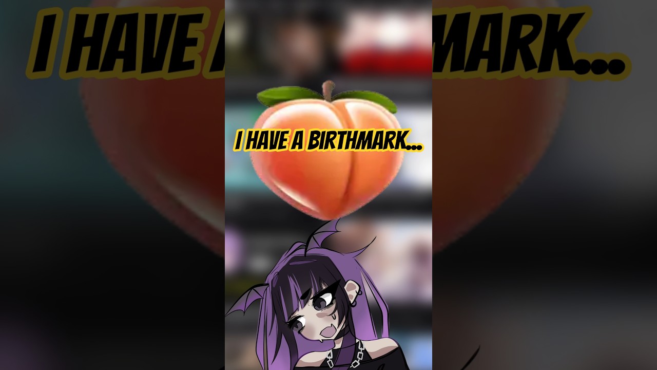 I have a birthmark... #anime #vtuber #virtualyoutuber #funny #pngtuber #memes #digitalart #vtuberart