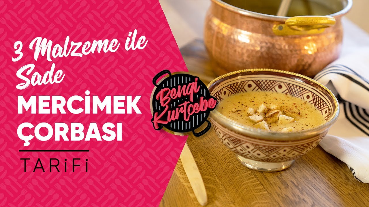 3 Malzeme ile Sade Mercimek &Ccedil;orbası Tarifi | Az Efor &Ccedil;ok Tat