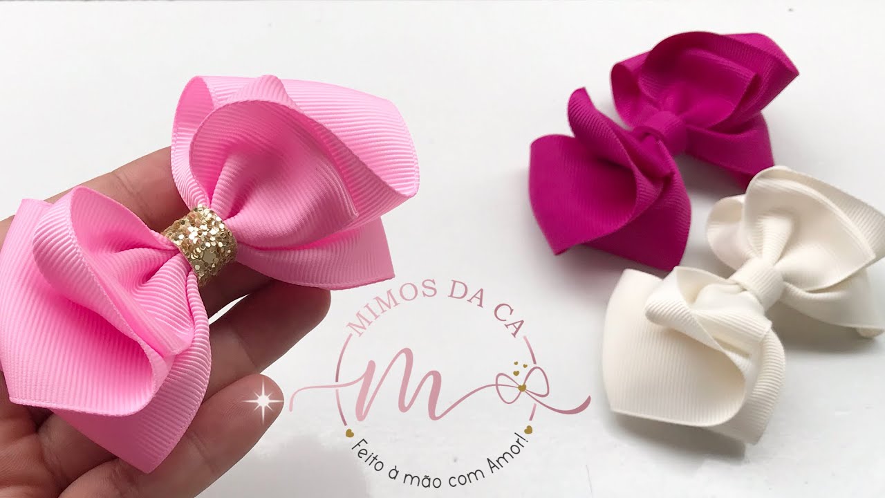 Laço simples e fácil para iniciantes🎀PAP/DIY/(Laço Analy)