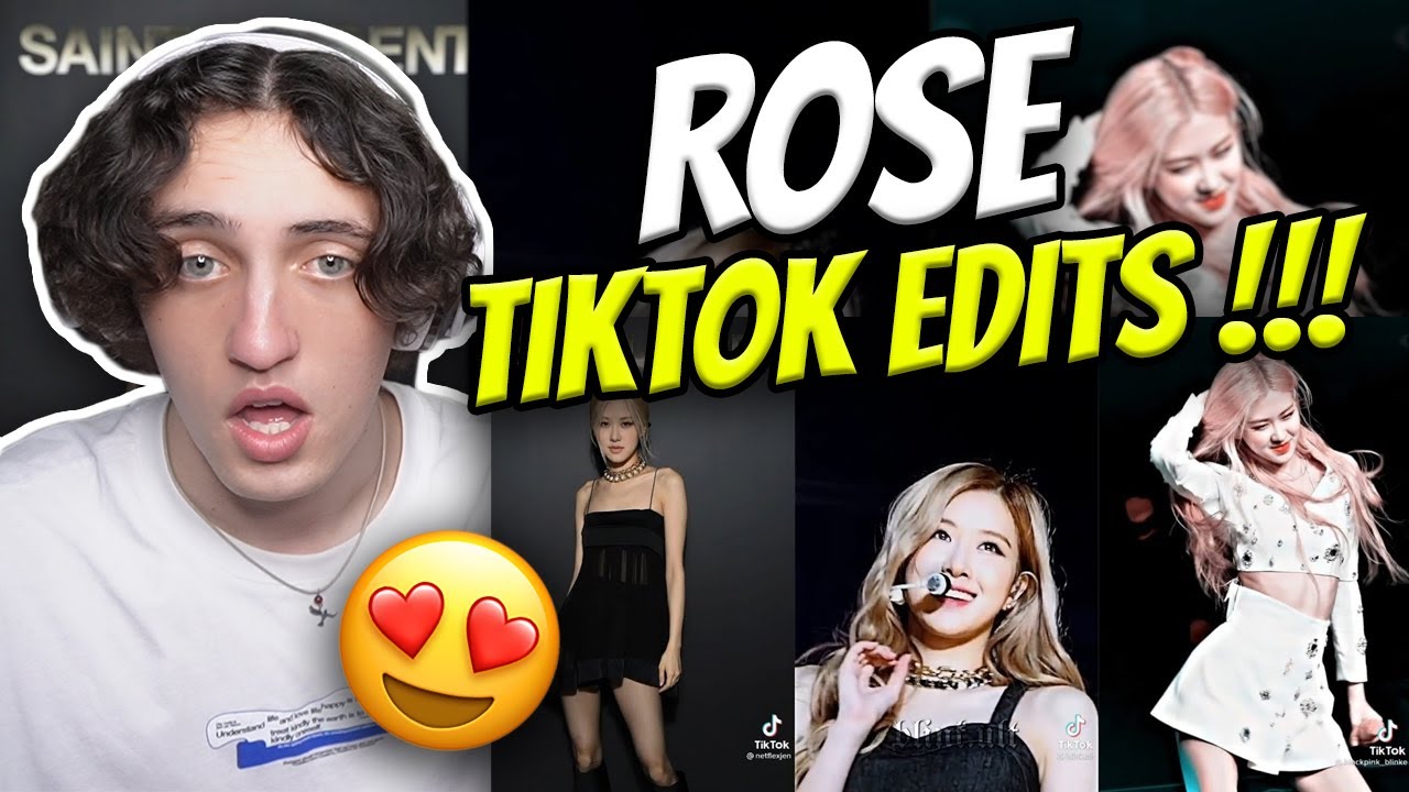 South African Reacts To Rosé  TikTok Compilations | BLACKPINK TikTok Edits (Queen Of Versatility😍)