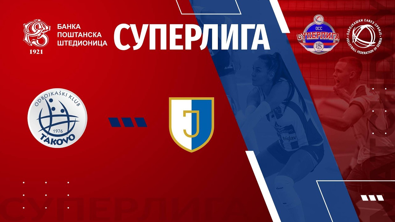 TAKOVO🆚 JEDINSTVO SP 3:1 /19. KOLO BANKA POŠTANSKA ŠTEDIONICA SUPERLIGE ZA ODBOJKAŠE/
