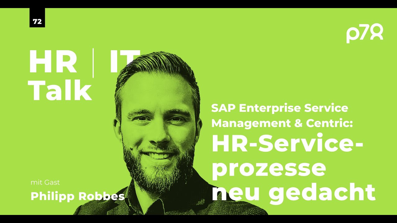 #72 - Enterprise Service Management & Centric: HR-Serviceprozesse neu gedacht