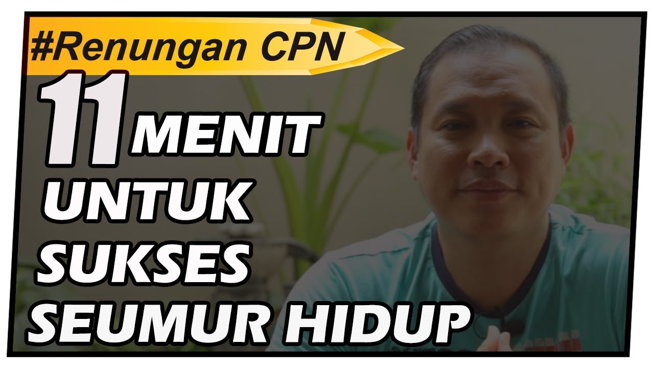 Dengarkan Renungan Pagi Ini Maka Anda Akan Sukses Seumur Hidup