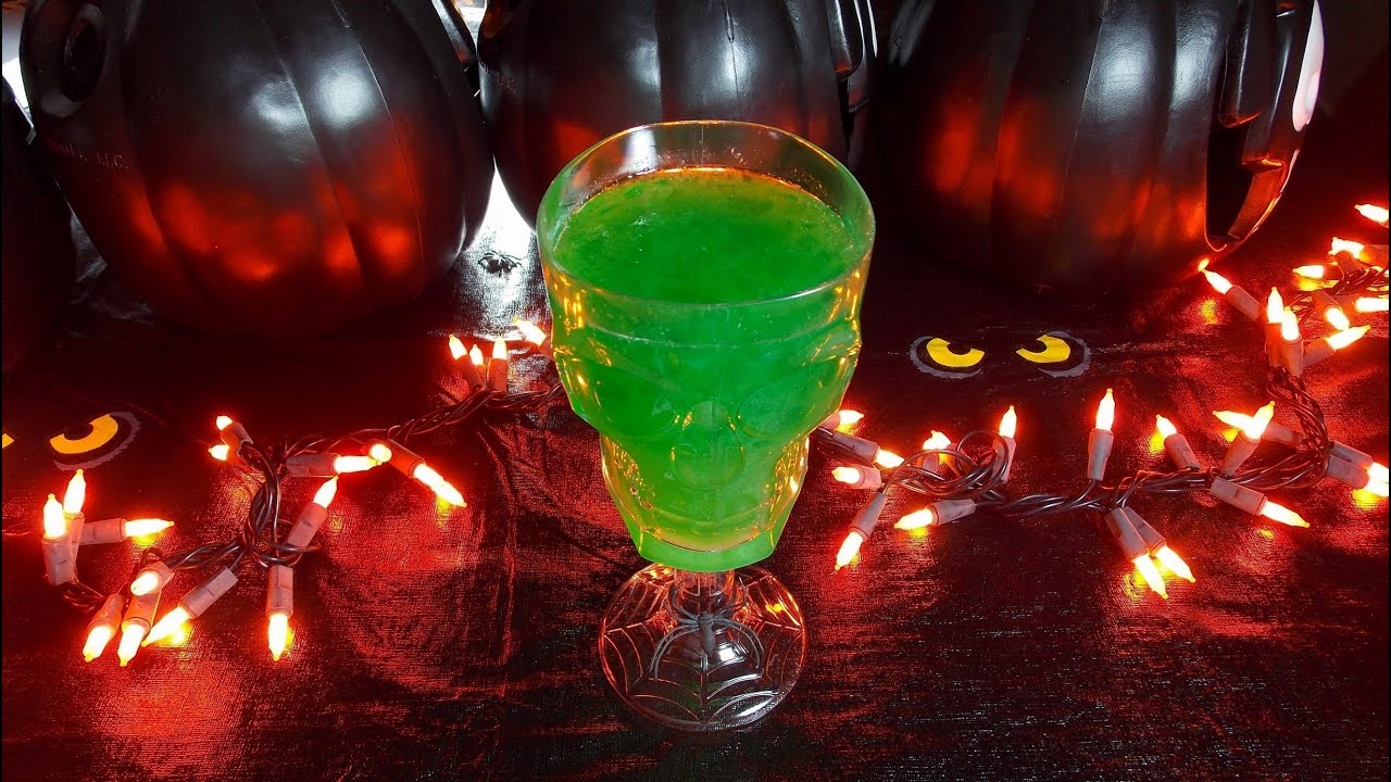 Green Halloween Punch Recipe - Zombie Brains