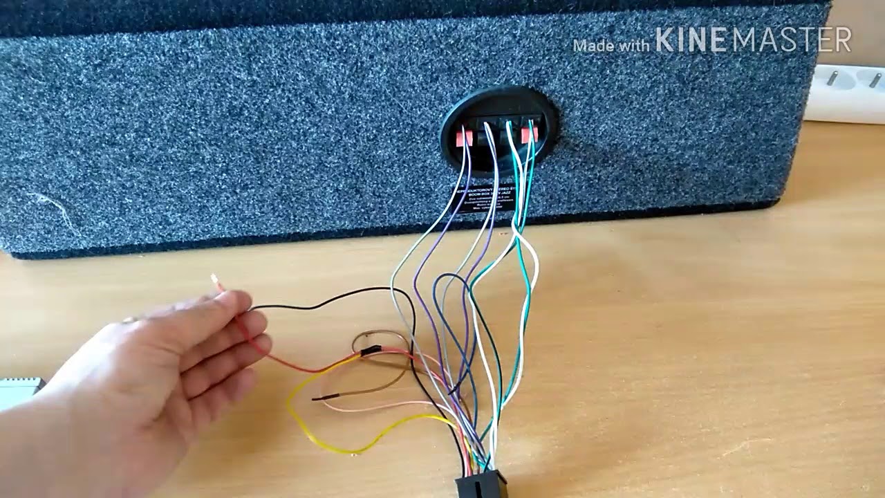 Návod ako zapojiť autorádio na domáce použitie+popis pod videom How connect the car radio in home.
