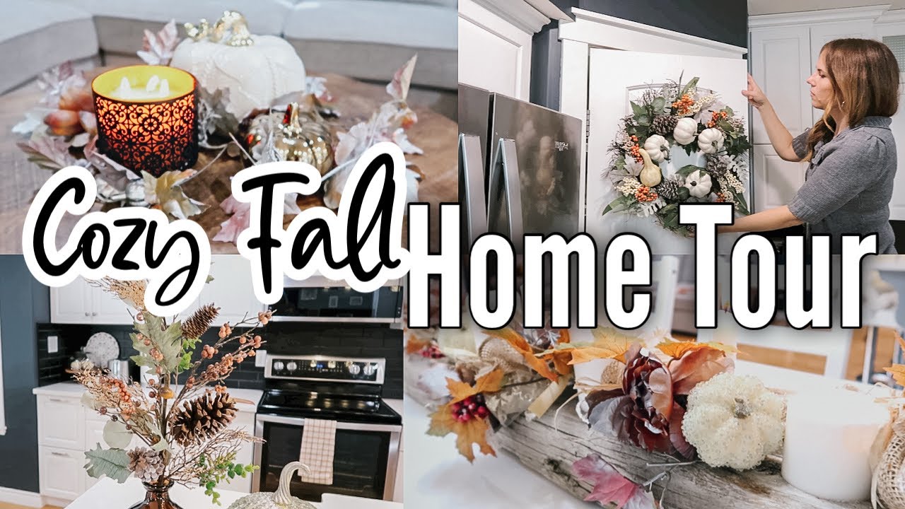 FALL HOME TOUR AND DECORATE WITH ME 2022 || Cozy Decorating Ideas for Fall
