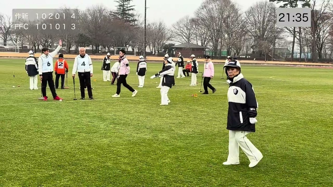 第80回 国民スポーツ大会（青森国スポ） ゲートボール競技 北関東地域予選会 決勝 作新学院（栃木） vs ＦＦＣ（埼玉）　#gateball #ゲートボール